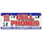Signmission WE FIX CELL PHONES BANNER SIGN batteries screen smartphones repair B-120 We Fix Cell Phones - alternate 1